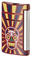 S.T. Dupont Minijet Lighter Red Day of the Dead