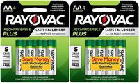 8 Pack Rayovac ReCharge Plus NiMH AA Size Batteries