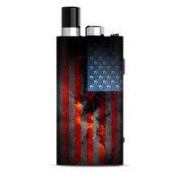 Skin Decal Vinyl Wrap for Smok Trinity Alpha Kit | Vape Stickers Skins Cover| Dark Distressed American Flag Sky Stars Galaxy