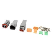 uxcell 2Sets Deutsch DT04-2P/DT06-2S Electric Connector