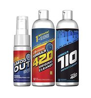 Formula 420 Smog Out Variety Pack : 1 Bottle Formula 420 - Smog-Out, 4 oz, 1 Bottle Glass Metal Ceramic Pipe Original Cleaner 12 oz & 1 Bottle Formula 710 Instant Cleaner 12oz (3 Bottles Total)
