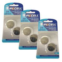 CR1620 3V Lithium Button Cell Batteries 6Pcs