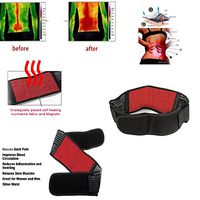 GlowMark Lower Back Relief Self Heating Infa Red Hot Lumbar Brace Belt With Bio Magnets (1)
