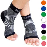 Plantar Fasciitis Socks with Arch Support, BEST Foot Care Compression Sleeve, Better than Night Splint, Eases Swelling & Heel Spurs, Ankle Brace Support, Increases Circulation, Relieve Pain BLACK L-XL