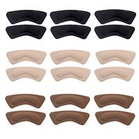 Senkary 9 Pairs Heel Grips Liners Heel Cushion Pads Self-Adhesive Shoe Insoles Back Heel Sticker Protectors for Men and Women
