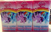 Pocket Pack Tissues My Little Pony 6 Pack