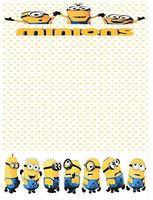 Minions Stationery Printer Paper 26 Sheets