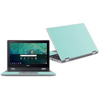 MightySkins Skin Compatible with Acer Chromebook Spin 11" CP311 - Solid Seafoam | Protective, Durable, and Unique Vinyl Decal wrap Cover | Easy to Apply, Remove, and Change Styles | Made in The USA
