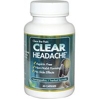 Clear, Headache, 60 Capsules