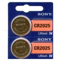 SONY CR2025 3V Lithium Coin Battery Expire 2026 FRESHLY NEW - USA 2 Pack