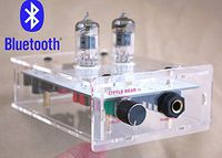 Nobsound® Audio Receiver Bluetooth Transparent Chassis valve 6J1 tube headphone amplifier HIFI AMP For Phone / PC / Sound system