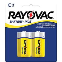 RVC4C2BF - Ray-o-vac RAYOVAC 4C-2BF Heavy-Duty Zinc Carbon Batteries (C; 2 pk)
