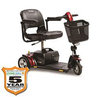 Pride Go-Go Elite Traveller 3-Wheel Scooter 18 Ah Battery w/ Avail Ext Warr
