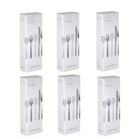 Radley & Stowe 120-Piece (24-Set) Flatware Solid Stainless Steel Silverware Set (Designer Grade with Matte Finish Handle)