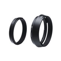 LXH Black Metal Replacement Fujifilm LH-X100 (Fujifilm AR-X100) Lens Hood & Adapter Ring Kit for Fujifilm Finepix X100F, X100T, X100S, X100, X70