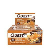 Quest Nutrition Chocolate Peanut Butter Protein Bar, High Protein, Low Carb, Gluten Free, Keto Friendly, 12 Count