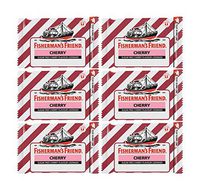 Fisherman's Friend Cherry Sugar-Free Lozenges 25g, (Pack of 6)