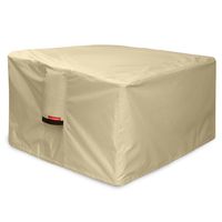 Porch Shield Fire Pit Cover - Waterproof 600D Heavy Duty Square Patio Fire Pit Table Cover Beige - 44 x 44 inch