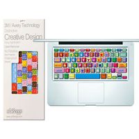 airShopp Keyboard Protective Art Decal Stickers For 13 15 17 Inch MacBook, MacBook Pro, MacBook Air & Apple Keyboard Without Numeric Keypad -- (BubbleGum)