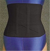 Lumiscope 723SBLK Criss Cross Black Back Support, Small