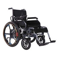 NSQY Folding Electric Lightweight Wheelchair Manual Switch Scooter Old Man Folding Smart Wheelchair Car Disabled Wheelchair
