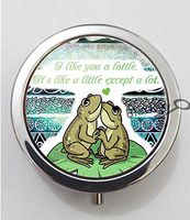 BlackKey I Like You a Lottle 3-Compartment Decorative Pocket Gift Box Case Organizer for Pill, Color 1 -802