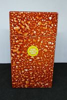Granite Design Dark Orange Plastic Push Button Open 100s Size Cigarette Case