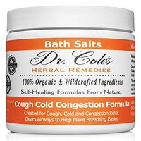 Dr. Cole's Organic Cough Cold Congestion Bath Salts - Extra Strength, Organic