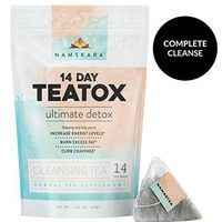 Namskara Herbal 14 Day Teatox Detox - Best Natural Tea Supplement for Colon Cleanse, Weight Loss, and Reducing Cravings with All Natural Ingredients Including Rooibos, Green Tea and Garcinia Cambogia