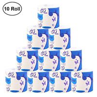 WAQIA Oh 10 Rolls Handy Toilet Paper Towel Roll Paper Toilet Paper Toilet Tissue Multifold Paper Towels 3 layers