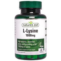 Natures Aid L-Lysine 1000 mg 60 Tablets