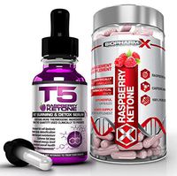 Biopharm-X Raspberry Ketone Diet Pills (60caps) + T5 Raspberry Ketones Serum (30ml) - Strongest Legal Slimming/Weight Loss (1 Month Course)