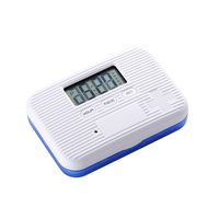 Vosarea Digital Alarm Pill Box Electronic Pill Timer Dispenser 6 Grid Medicine Storage Holder Travel Tablet Case 1pcs (Blue)