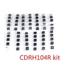 65pcs 13Values SMD Power Inductors Assortment Kit 2.2UH-470UH Wire Wound Chip Shielded Inductor CDRH104R