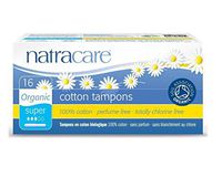 Natracare 9002 Organic All Cotton Tampons with Applicator 16 Count (Pack of 4)