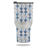 MightySkins Skin Compatible with RTIC Tumbler 40 oz. (2017) - Galaxy Bots | Protective, Durable, and Unique Vinyl Decal wrap Cover | Easy to Apply, Remove, and Change Styles | Made in The USA