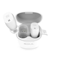 Soul Electronics St-XX Superior High Performance True Wireless Earphone, Bluetooth Earbuds with Charging Box and Microphone. for iPhone iPad Android Smartphones Tablets, Laptop