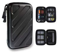 EVA Hard Protective Portable External Charger Power Bank Shock Proof Travel Storage Case Bag Cover for Nikon Coolpix Series Digital Cameras Diabetic Organizer