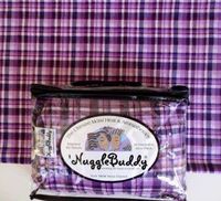 'NUGGLEBUDDY New! Microwavable Moist Heat & Aromatherapy Organic Rice Pack-Cold Pack. Lovely Plum Plaid Flannel Fabric Infused with SWEET LAVENDER Aromatherapy! Great Gift Idea!