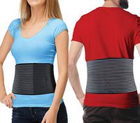 Hernia Belt for Men and Women - Abdominal Binder for Umbilical Hernias & Navel Belly Button Hernias with Compression Pad for Hernia Support and Stomach Hernia Brace Pain Relief