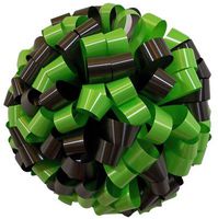 Black & Lime Car Bows