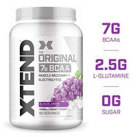 XTEND Original BCAA Powder Glacial Grape | Sugar Free Post Workout Muscle Recovery Drink with Amino Acids | 7g BCAAs for Men & Women| 90 Servings