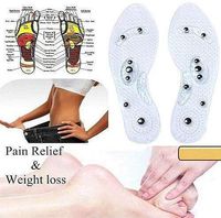 Massaging Insoles Magnetic Shoe Breathable Massage Health Foot Acupressure Gel Magnet Massage Shoe Pads Relax Muscles Circulation Fight Against Plantar Fasciitis Relieve Feet Fatigue Men Women