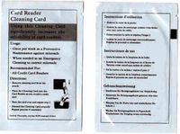 25pk Magnetic Credit Card Reader Swipe Cleaning Cards (Dual Side)