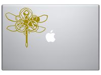 Coheed And Cambria Dragonfly Logo sign car truck SUV window laptop Kitchen wall macbook decal sticker Approx 5 inches Gold