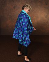 Body Blanket - Microwave Hot Pack - Batik Turtle - by Grampa's Garden
