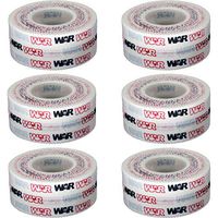 WAR Tape Easy Tear Athletic Fight Tape (6 Rolls) 1.5" One & a Half Inch | Hand Finger Wrap | for Boxing BJJ Crossfit