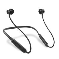 NewXinglong Bluetooth Sports Neckband Headphones,48 Hours Play Time,High-End Premium Deep Bass,IPX5 Waterproof Sport in-Ear Earphones for Running and Workouts (Black)