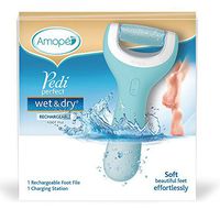 Amopé Pedi Perfect Wet & Dry Rechargeable Foot File, Regular Coarse (Pack of 12)