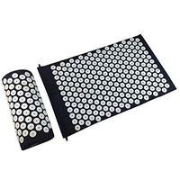 Polyy Yee Acupressure Mat and Pillow Set - Back and Neck Pain Relief -Relieves Stress, Back, Neck, and Sciatic Pain Muscle Relaxant